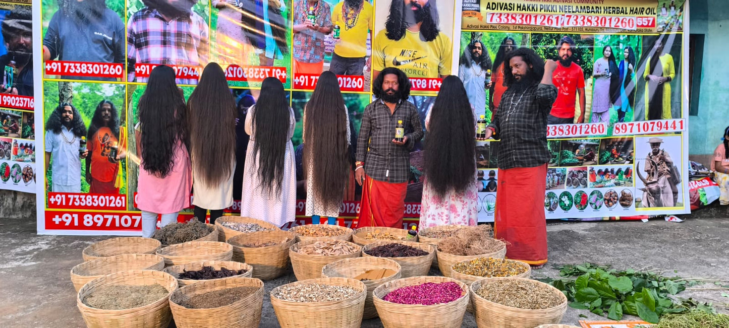 ☘️1000ml Sri Adivasi Neelambari Herbal Hair Oil