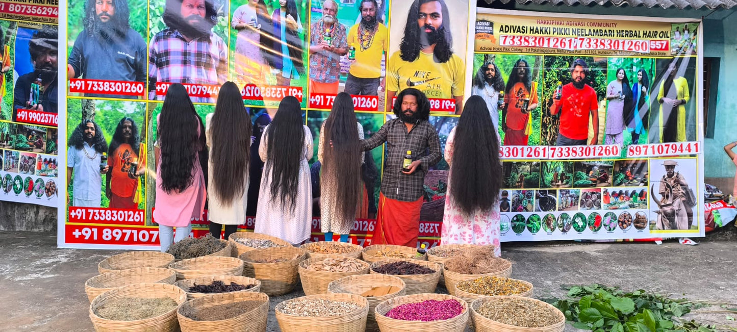 ☘️1000ml Sri Adivasi Neelambari Herbal Hair Oil