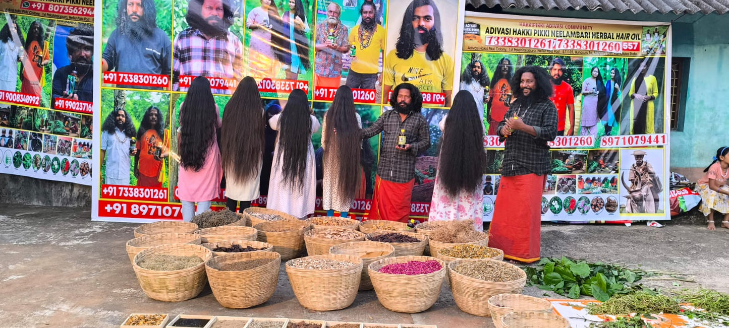 ☘️1000ml Sri Adivasi Neelambari Herbal Hair Oil